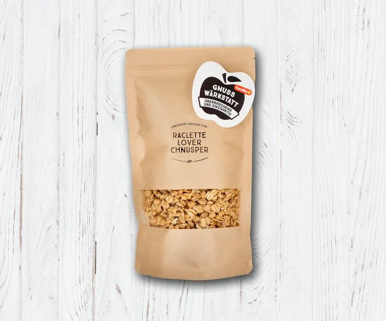 limitiertes Müesli Raclette Lover aus der Gnusswärkstatt bio-familia AG in Sachseln